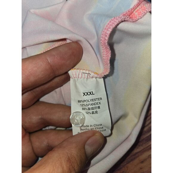 SurfCuz Mens Tropical Leaf Polo Shirt XXXL - Picture 6 of 9